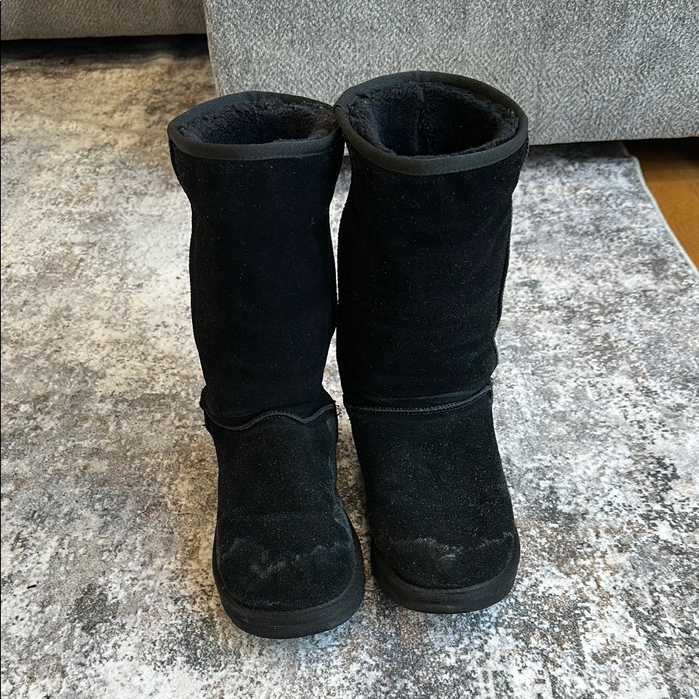 UGG Black Winter Boots Plush Lining